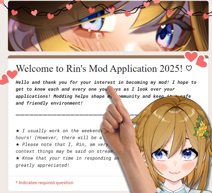 cxnnarin's tweet photo. 𝐌𝐨𝐝 𝐀𝐩𝐩𝐥𝐢𝐜𝐚𝐭𝐢𝐨𝐧𝐬 𝐚𝐫𝐞 𝐎𝐩𝐞𝐧! 
I am looking for a few people to help bring some  chaos and a fun community together! 

  ♡ and ↻ are super appreciated .ᐟ https://t.co/CFdOIJXxEj