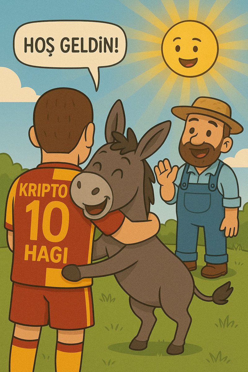 Bugün dostum <a href="/Kriptohagrid/">Hagrid</a> ve fenomen eşeğini ziyaret ettim. $PEPPER çalışmalarımdan dolayı beni çok seven eşek, direkt olarak boynuma atladı. Eşeğe binmek istedim ama Hagrid eşeği çok şımartmış. Eşek sırtıma binmeye kalktı. Birkaç biber verdim, yedi, mutlu oldu eşek. 
<a href="/ParibuCom/">Paribu</a>