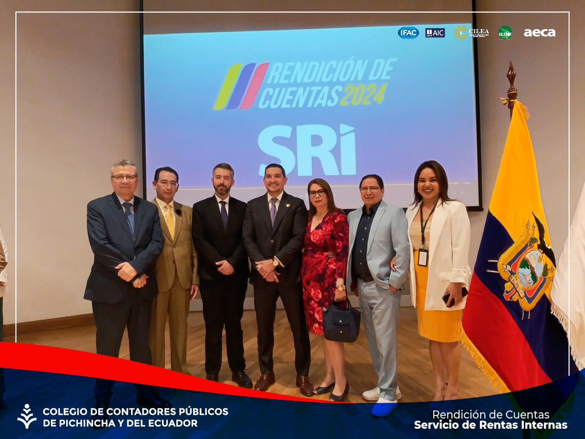 CCPPEcuador (@ccppecuador) on Twitter photo 📍 El <a href="/CCPPEcuador/">CCPPEcuador</a> presente en la Rendición de Cuentas del <a href="/SRIoficialEc/">SRI Ecuador</a>, reafirmando su compromiso con la transparencia, el fortalecimiento institucional y el trabajo conjunto en favor del desarrollo tributario del país.
<a href="/DamianLarcoG/">Damián Larco Guamán</a>
#CCPPE #ContadoresEcuador 📍 El <a href="/CCPPEcuador/">CCPPEcuador</a> presente en la Rendición de Cuentas del <a href="/SRIoficialEc/">SRI Ecuador</a>, reafirmando su compromiso con la transparencia, el fortalecimiento institucional y el trabajo conjunto en favor del desarrollo tributario del país.
<a href="/DamianLarcoG/">Damián Larco Guamán</a>
#CCPPE #ContadoresEcuador