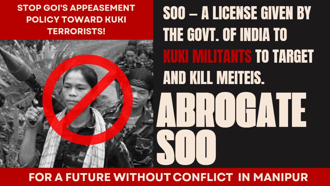 Akhengbi's tweet photo. #AbrogateSoO
#RemoveAKT
#kukiEngineeredManipurViolence https://t.co/oQoPVgjKp0