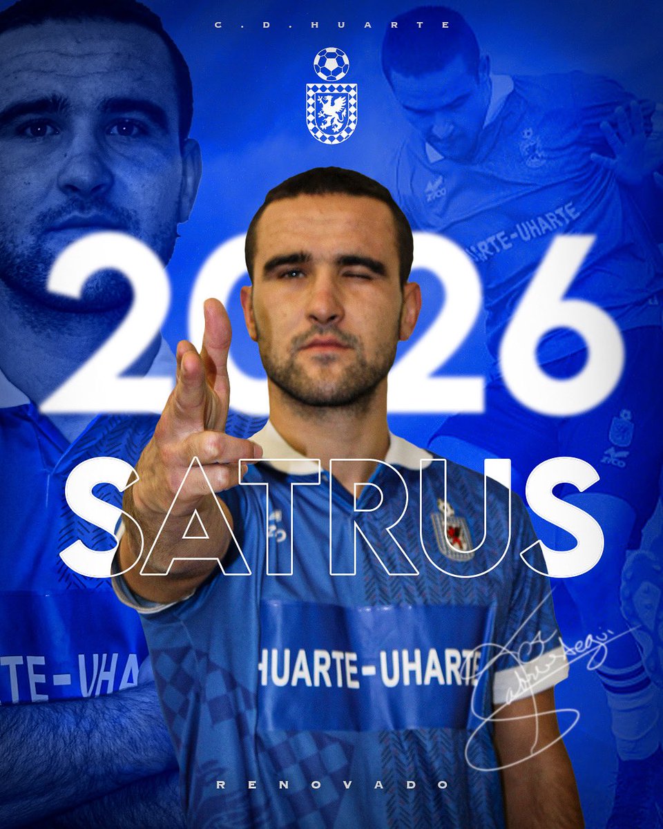 𝗥𝗘𝗡𝗢𝗩𝗔𝗗𝗢 ✍️ | Fernando Satrústegui seguirá una temporada más marcando goles en el Nuevo Areta.

¡Grande, <a href="/Fersatrus10/">Satrus🔟</a>! 🔵⚽️ #Fer2026