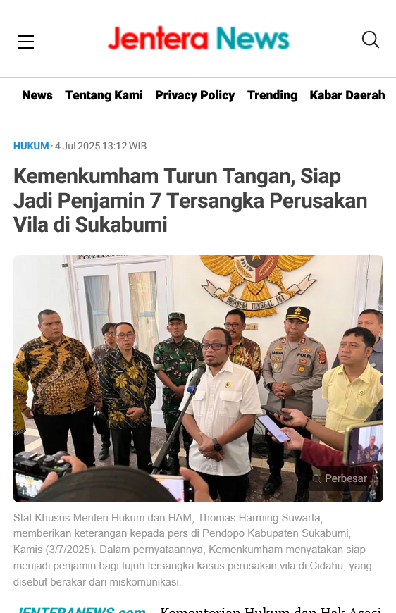 Sek talah.. bukannya pasang badan utk korban persekusi dan menjamin kebebasan beribadah, KemenkumHAM malah jd penjamin pelaku anarkis yg diliat dr perspektif manapun menciderai HAM dan jelas2 bermasalah?

Ironi di atas ironi inimah.