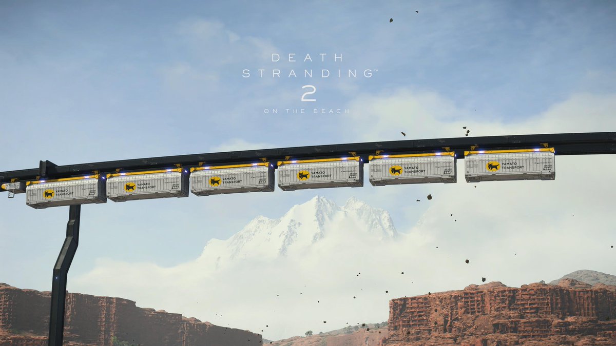 bxox036's tweet image. 貨物モノレール ft. クロネコ #DeathStrading2