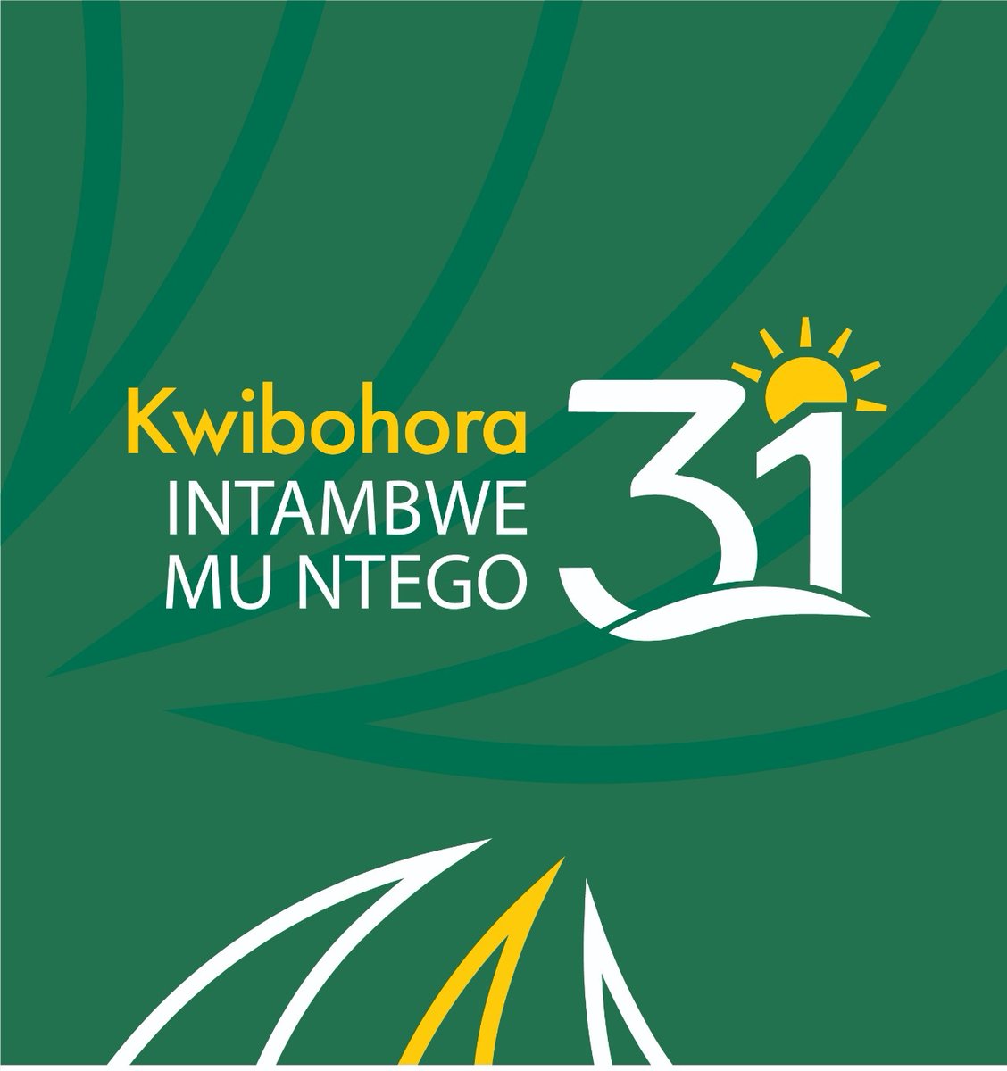 Ubuyobozi bw’Akarere ka #Rusizi burifuriza abaturage b'akarere ka #Rusizi n'abanyarwanda bose muri rusange  umunsi mwiza wo #Kwibohora31.