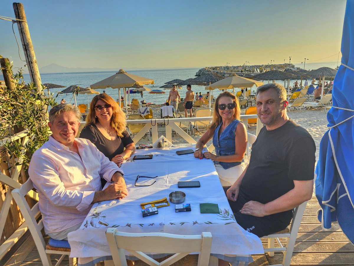 Güzel Dostlar ile. Thassos