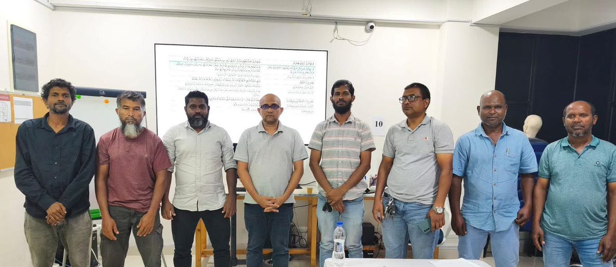 Successfully completed Marine Mechanic Course, Batch 41.  Congratulations 👏👏👏 to the top student Mr. Abdulla Naseem #marinemechanics  #maritime #education #training #nevergiveup #safetyatsea #boats #boatcrew #boatcaptain #StriveForSuccess <a href="/MoTCAmv/">Ministry of Transport and Civil Aviation</a>