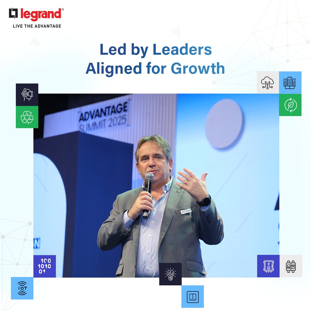 Day 1 of the #AdvantageSummit ignited in #Delhi — the nation's capital and a hub of transformation. Legrand unveiled next-gen innovations that are powering the future of infrastructure.
#LiveTheAdvantage #DelhiEdition #DataCentreSolutions #LegrandAdvantageSummit2025