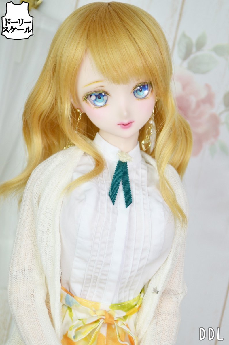 【コーディネート例】
・ピンタックノースリーブの型紙[58cmソフビL]　Pintucked sleeveless pattern
booth.pm/ja/items/38603…
・ロングカーディガンの型紙　Long Cardigan pattern
dollyscale.booth.pm/items/1418271

#dollclothes #ad #dollfiedream