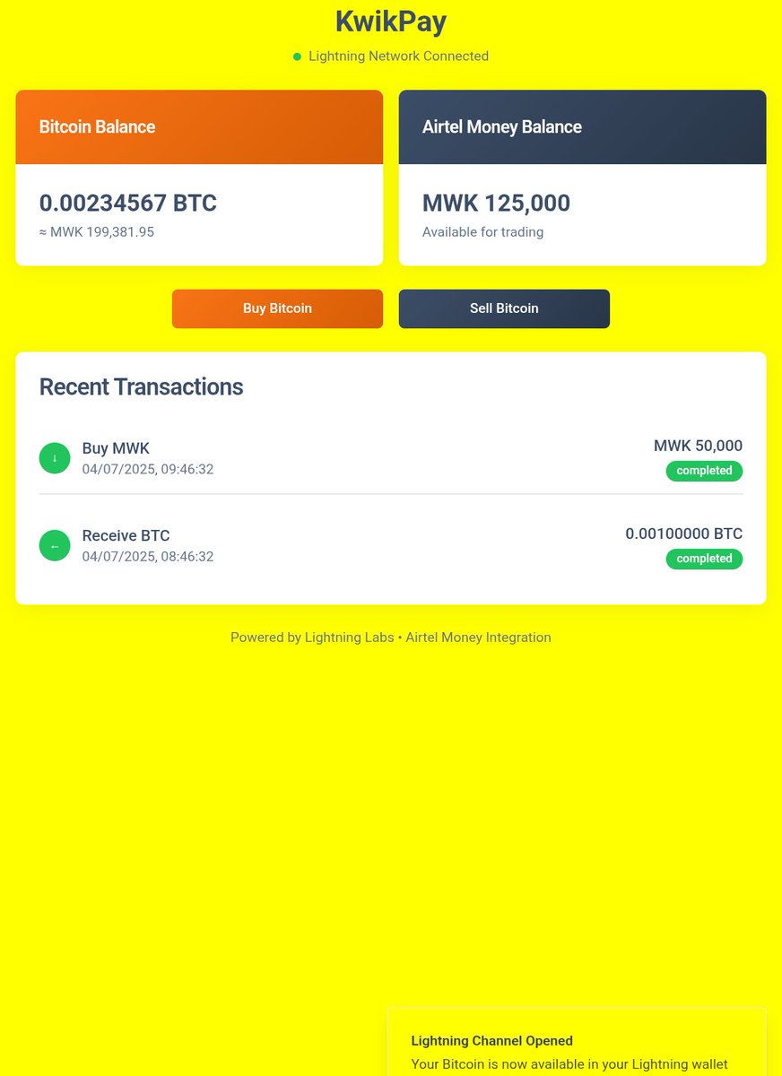 codaMW's tweet photo. 🚨 Calling all devs, plebs &amp; freedom fighters 🚨
Let’s build  #KwikPay together to make #Bitcoin accessible in Malawi 🇲🇼
No banks. No permission. No KYC.

@btrust_builders @DadaDevs @OpenSats @bitshala_org @Machankura8333  @lightning @HRF @heyolaniran @geyserfund @bitcoinbo https://t.co/GK89jJAxD4