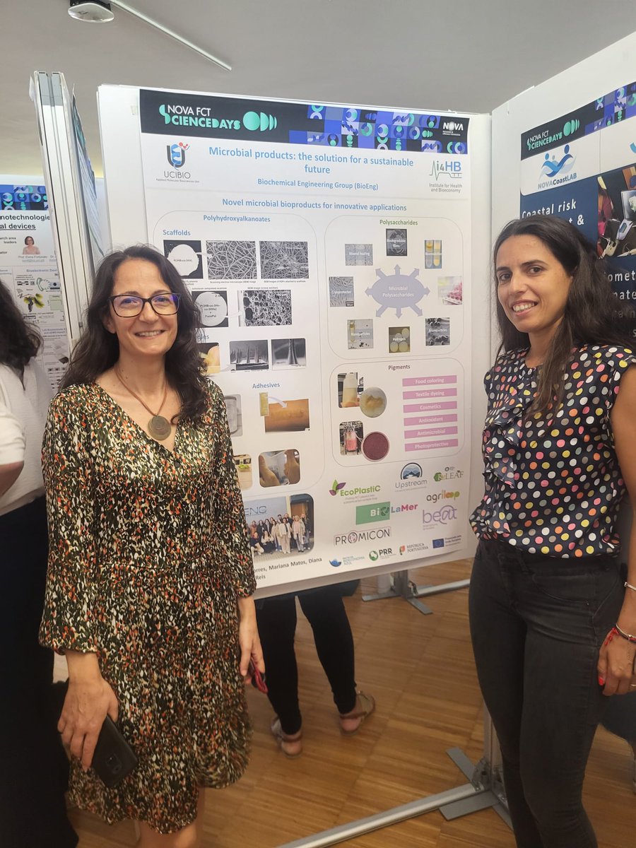 EcoPlastiC project (@_ecoplastic_) on Twitter photo Two posters from @bioengpt showcased EcoPlastiC at NOVA FCT Science Days by <a href="/FCTNOVA/">Faculdade de Ciências e Tecnologia | NOVA FCT</a> 🌱
👏 Shoutout to our Team Leader <a href="/FilomenaFreit20/">Filomena Freitas</a> for spotlighting sustainable solutions!
🔗 ecoplasticproject.eu/posts/ecoplast…
#AcademicCollaboration #SustainableSolutions Two posters from @bioengpt showcased EcoPlastiC at NOVA FCT Science Days by <a href="/FCTNOVA/">Faculdade de Ciências e Tecnologia | NOVA FCT</a> 🌱
👏 Shoutout to our Team Leader <a href="/FilomenaFreit20/">Filomena Freitas</a> for spotlighting sustainable solutions!
🔗 ecoplasticproject.eu/posts/ecoplast…
#AcademicCollaboration #SustainableSolutions