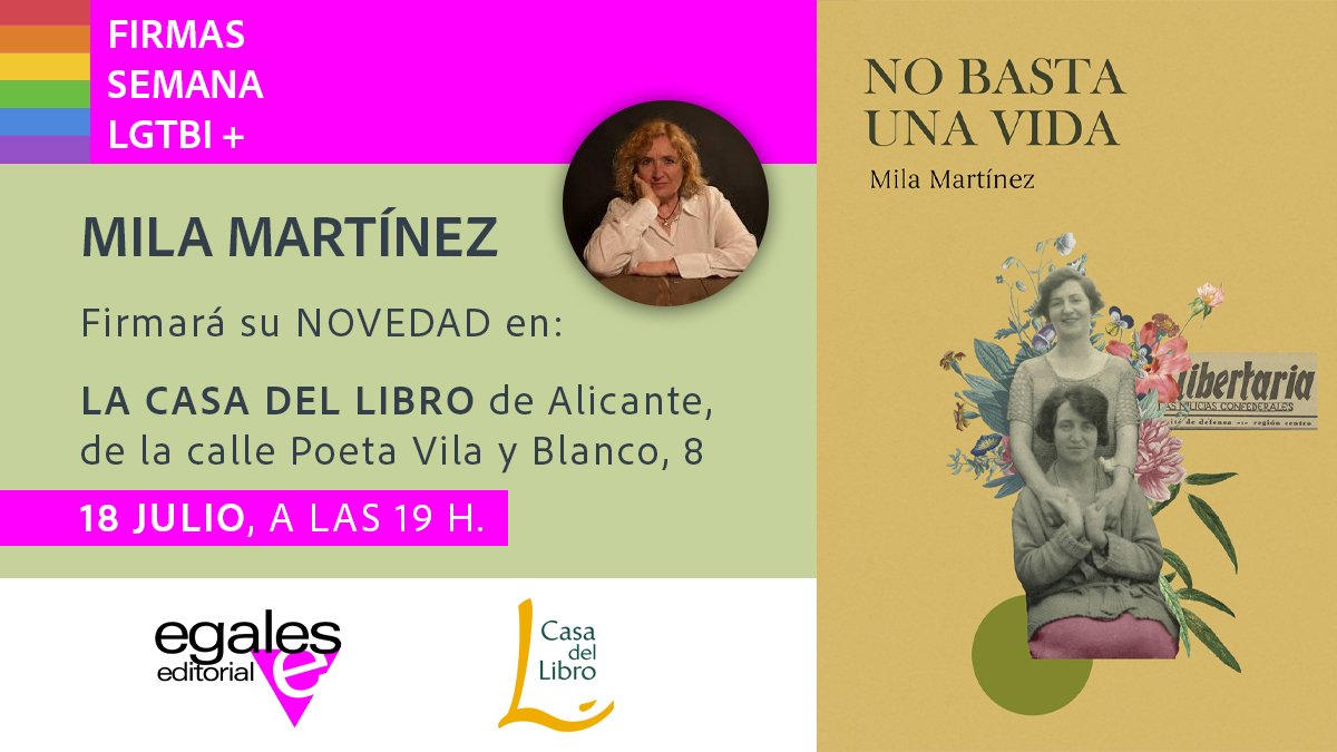 Mila Martínez (@milamartnez) on Twitter photo Amig@s de Alicante ¡Allá voy! Os espero en la <a href="/casadellibro/">Casa del Libro</a> el viernes 18 de julio a las 7 de la tarde.💜📚 Amig@s de Alicante ¡Allá voy! Os espero en la <a href="/casadellibro/">Casa del Libro</a> el viernes 18 de julio a las 7 de la tarde.💜📚