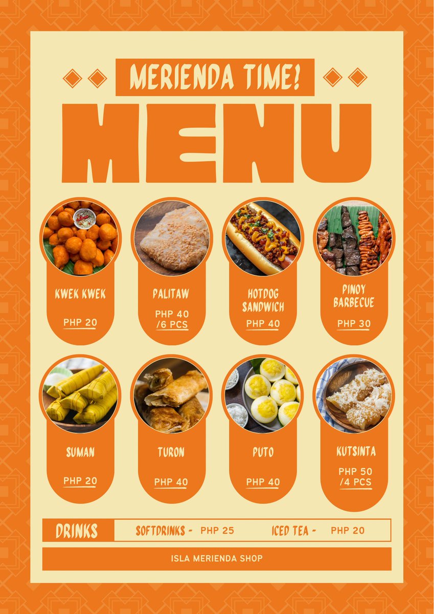 O71925's tweet image. ㅤ
ㅤ
           isloves.⠀⠀⠀   
           🧉 merienda menu 
            bili na kayo by dropping your 
            order sa reply section 𓂃 𓈒𓏸ㅤ

ㅤㅤ