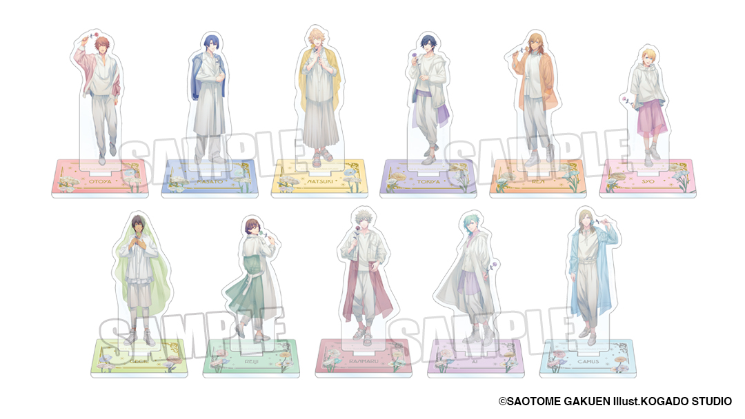 【うた☆プリ】
トレーディングアクリルスタンド Floral Harmony Ver.
（2025/9/19発売）

全11種よりランダム
単品：770円（税込）/BOX（12パック入り）：9,240円（税込）
 
発売元：tinyurl.com/27s2jkjg