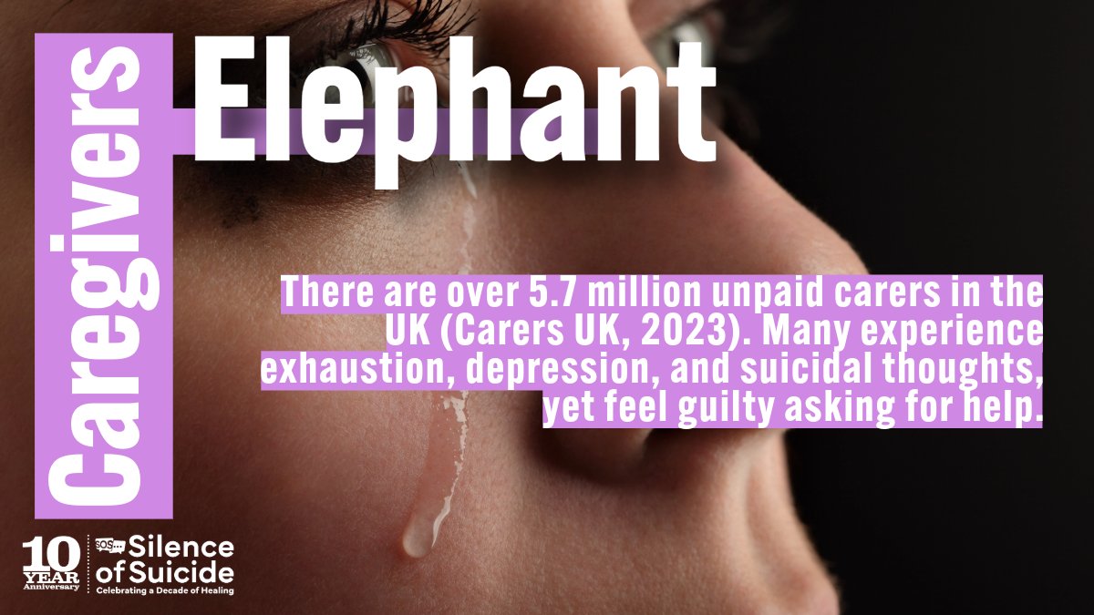 As part of addressing the Elephant in the Room, one topic that doesn’t receive much attention is caregiver fatigue and compassion burnout.

There are over 5.7 million unpaid carers in the UK (Carers UK, 2023). Many experience exhaustion, depression, and suicidal thoughts, yet