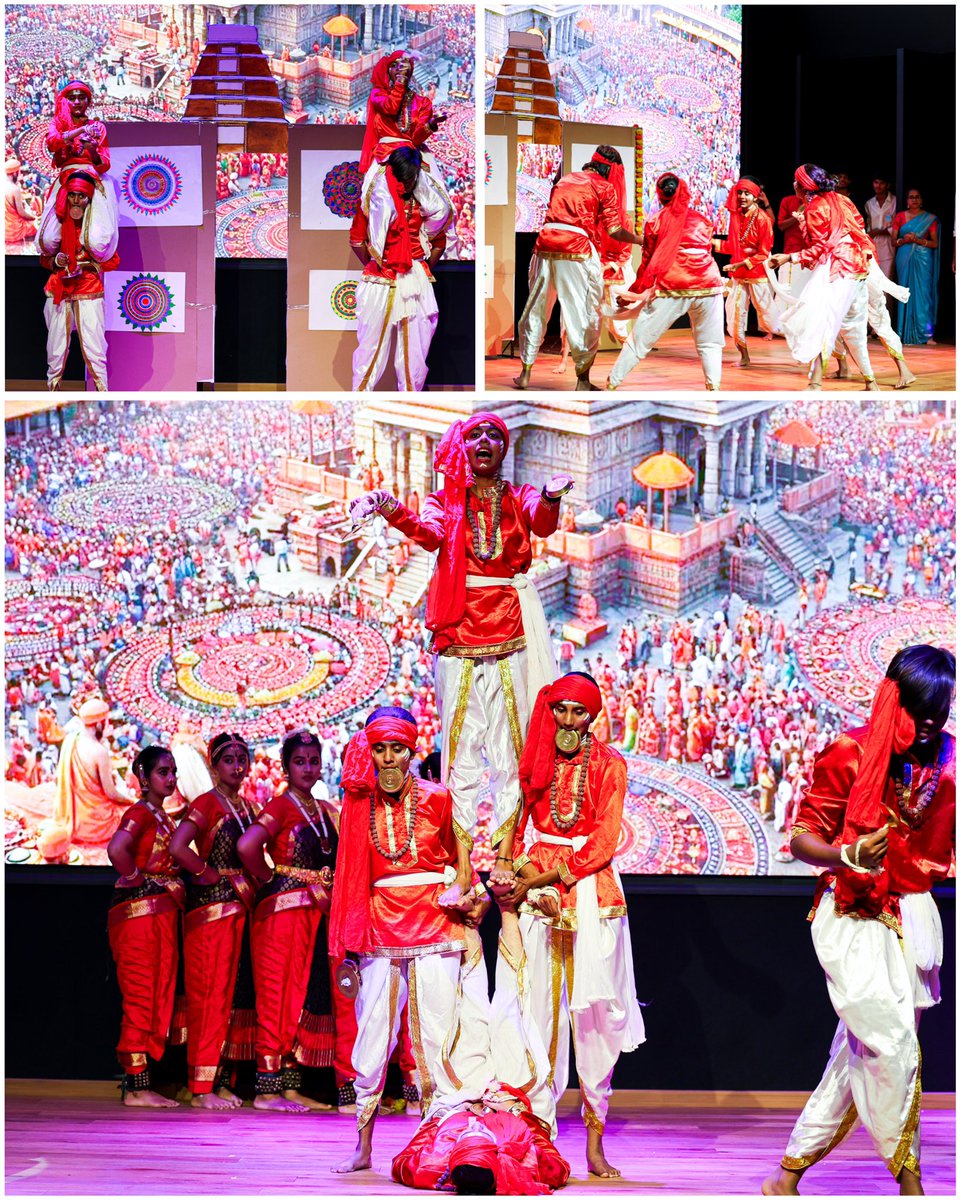 ChanakyaUni's tweet image. “Daive Manushya Rupena” – A Theatrical Reflection on the Mystical Mandalas by Engineering Students at Chanakya University

As part of Chanakya University’s pioneering approach to holistic and interdisciplinary education, students from the School of Engineering presented their…