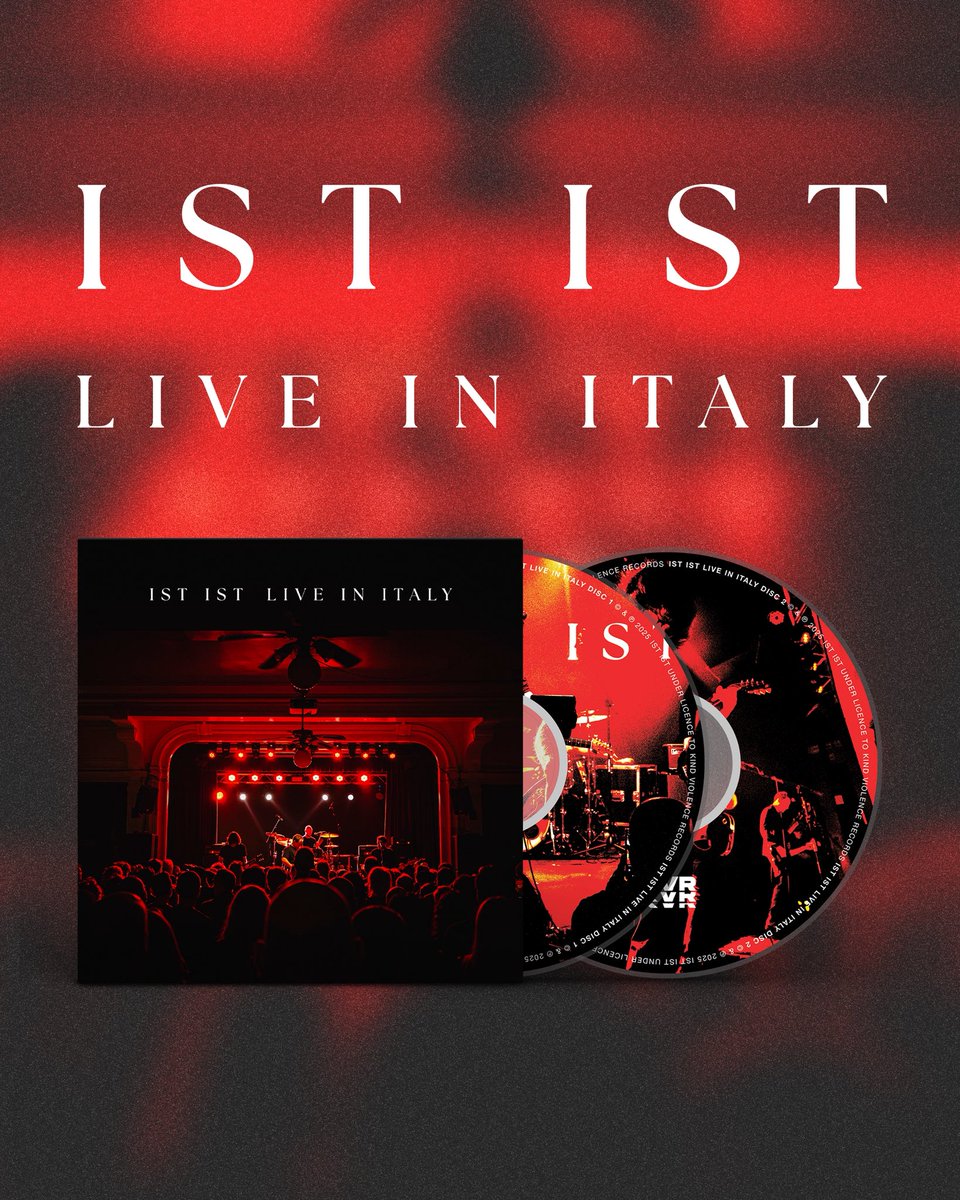 ‘LIVE IN ITALY’ - A double disc package capturing our debut Italian shows in Bologna and Milan in full.

Includes two new unreleased tracks ‘The Echo’ and ‘Makes No Difference’.

‘Black - Live in Milan’ is also out across all streaming platforms now.

ististmusic.com
