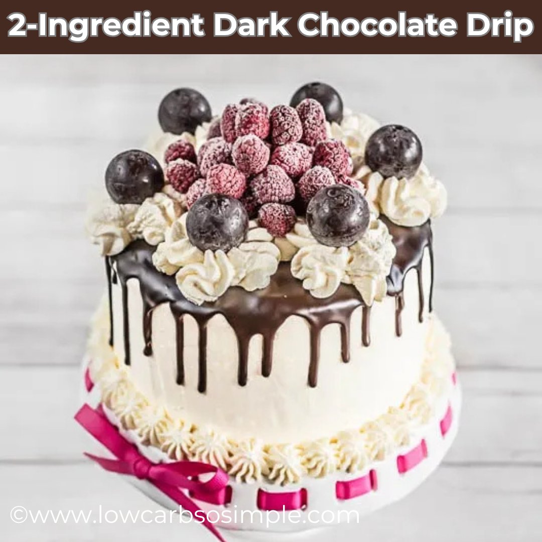 lowcarbsosimple's tweet image. Elevate your 4th of July celebration with this stunning 2-Ingredient Dark Chocolate Drip!🇺🇸🍫 Check out my step-by-step guide plus two foolproof application methods!

👉Recipe: lowcarbsosimple.com/2-ingredient-d…

#ChocolateDrip #KetoBaking #LowCarbCakes #KetoIndependenceDay #lowcarbsosimple