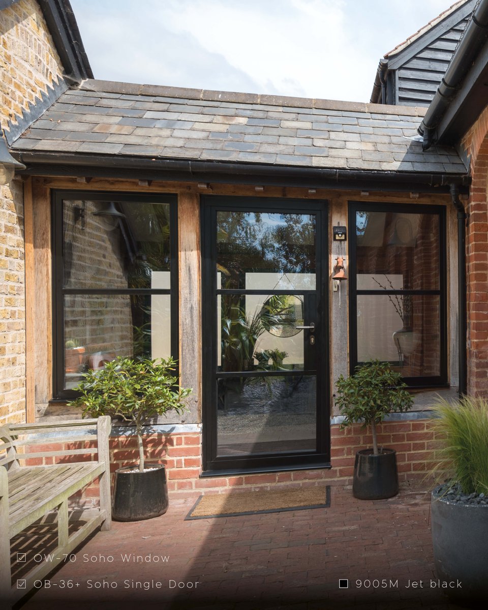 Originbifolds's tweet image. Designed to work together. Built to stand out 😎🖤

The OW-70 Soho Window and OB-36+ Soho Door are the perfect pair. Sharing the same slim steel-look profile for a cohesive, striking entrance🙌

#SohoCollection #OW70 #OB36Plus #OriginGlobal #SteelLookDesign