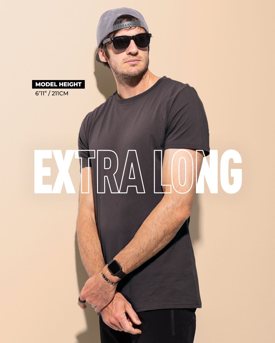 2tall's tweet image. T-shirts with the extra length tall men need 📏 

Summer, sorted for guys over 6'3"  ✅ #tallmensclothing #extralength