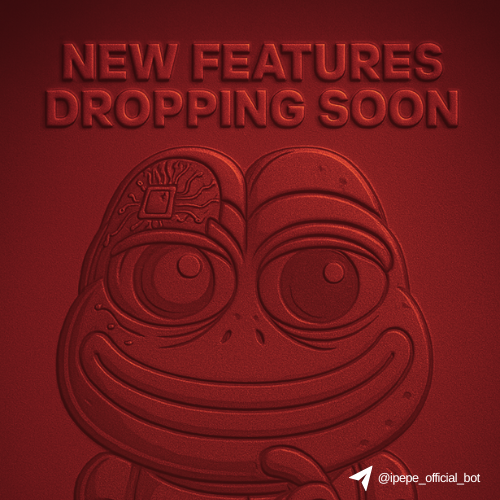 Ipepe_ai's tweet photo. The @iPepe_Official team is cooking up powerful new features for the bot 🔥
Going live soon 💯
Stay updated 👀
#iPepe #AirdropSeason #BNB #bsccommunity #MemeCoinMagic #Matrix https://t.co/LRVRsaTcS5