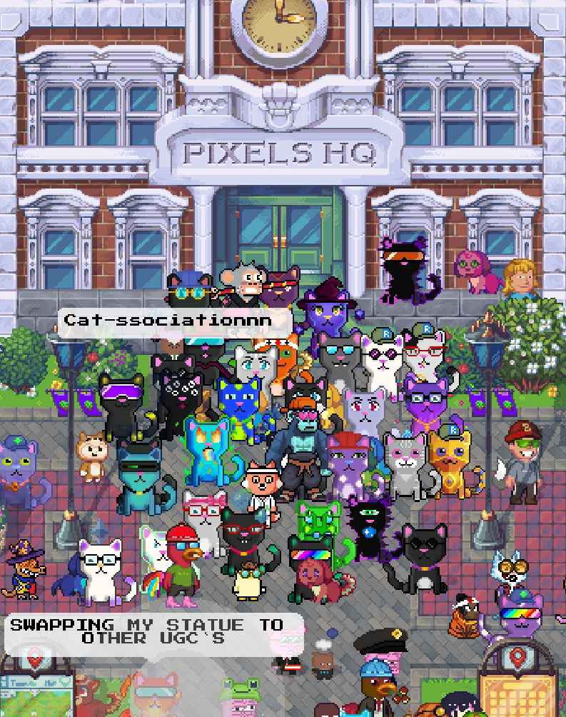 Gm cats! It’s Friday, and the giveaway train is pulling in 🚂🐾

The Cat Pack:
🐱 1x OG Cat
🐱 1x Next Gen Cat
🐱 1x Pixel Kitten

To enter:
1️⃣ Like, Comment &amp; Retweet
2️⃣ Follow @Pixelcatclub &amp; <a href="/pixels_online/">Pixels</a>
3️⃣ Find your fave Pixel Cat <a href="/pixels_online/">Pixels</a> &amp; drop a pic below ⬇️