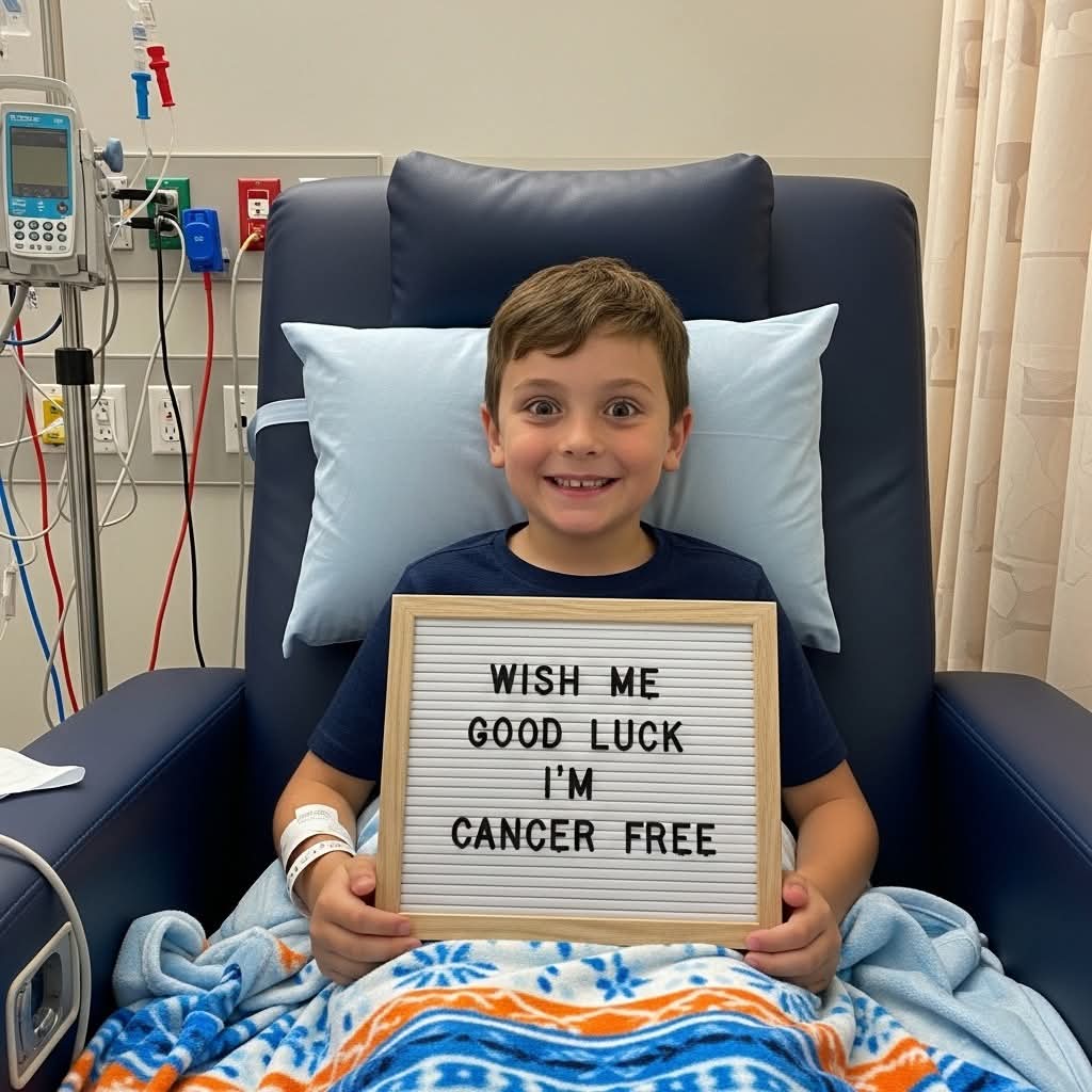 ❤️ Despite every painful medical treatment, he faced it all with a courageous smile.
Today, we heard the most incredible words: He is now cancer-free. 🙌💪