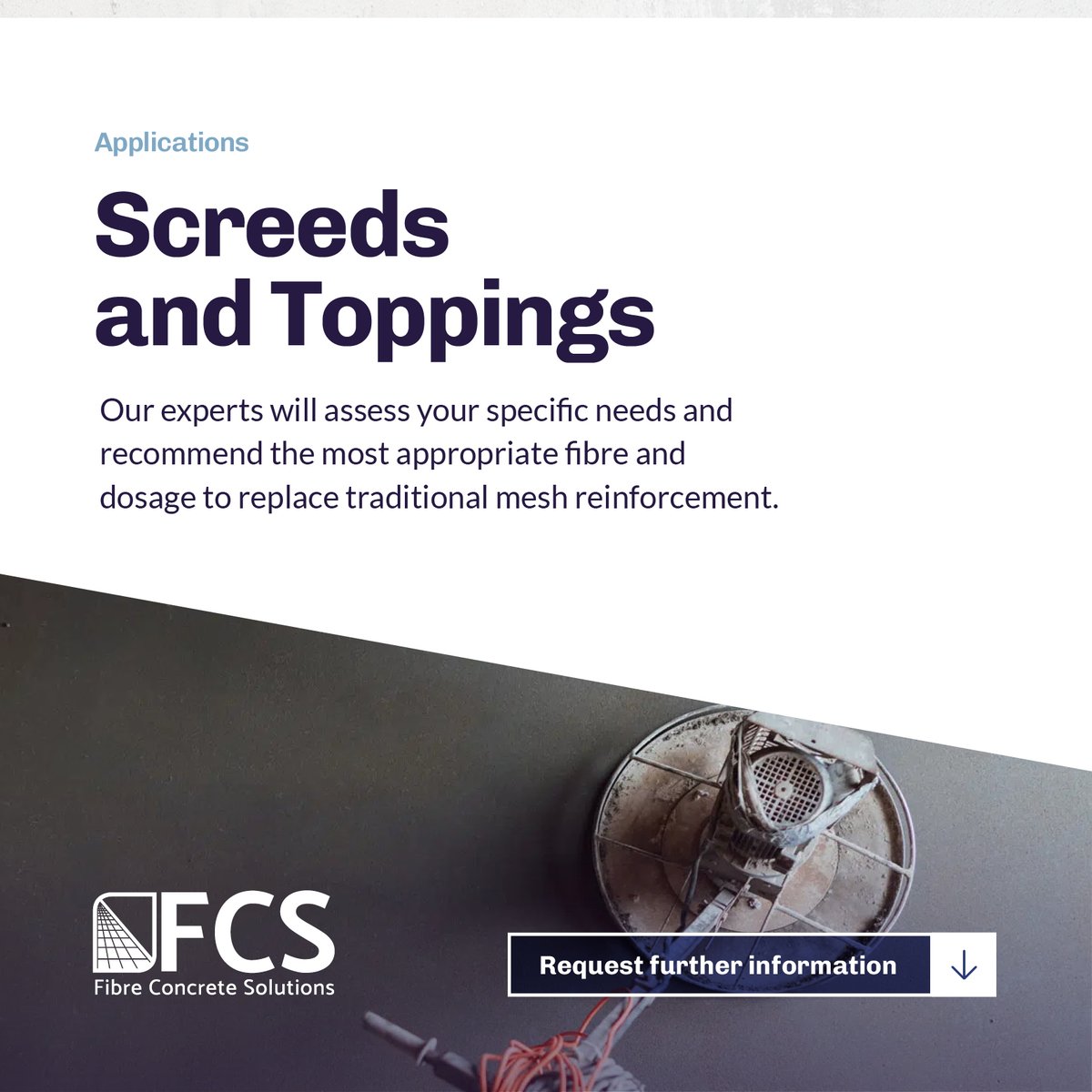 Enhance your screeds &amp; toppings with Fibre Concrete Solutions!

Our premium fibres boost crack resistance, impact strength &amp; speed - perfect for dry or wet mixes. Ideal for precast floors, underfloor heating &amp; thin toppings. 🏗️💪

Explore our range: ll.ink/B1XgxH