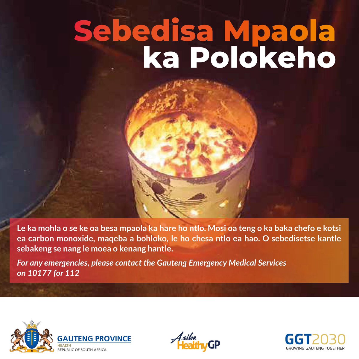 It's cold, and staying warm is important - but never ignite imbaula indoors. 

It can cause deadly smoke inhalation, severe burns, or even burn down your home. 

🔥 Always use it outside in a well-ventilated area. #AsibeHealthyGP #BurnsAwareness #WinterSafety#CMJAH