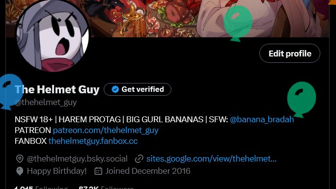 The Helmet Guy (Improvement Arc) tweet media