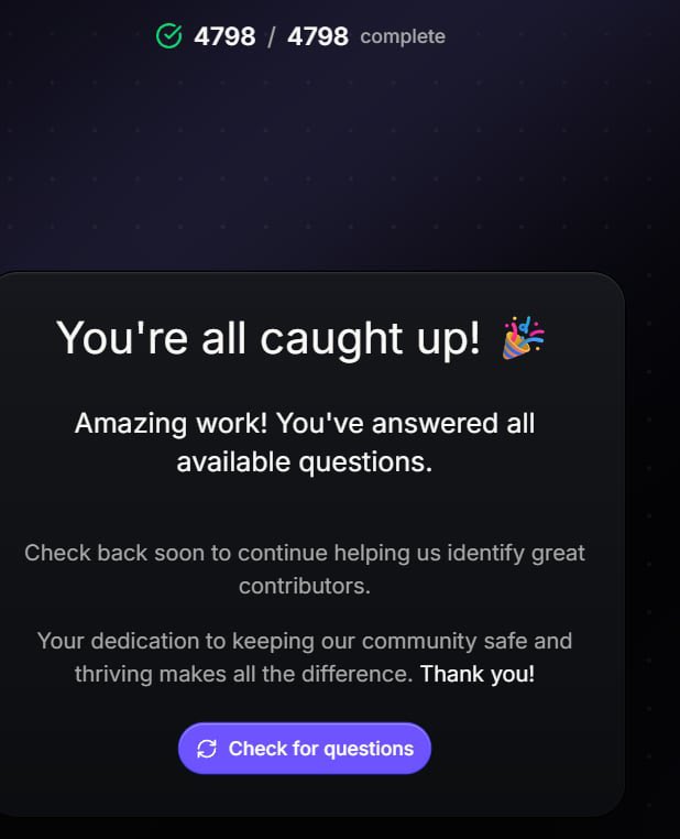 Daily remember to complete the recognizer… (if you’re not enjoying with the Nads in Greece)

It helps <a href="/monad_xyz/">Monad</a> identifying the influential good and bad actors in the community. 

Nads protect Nads 💜