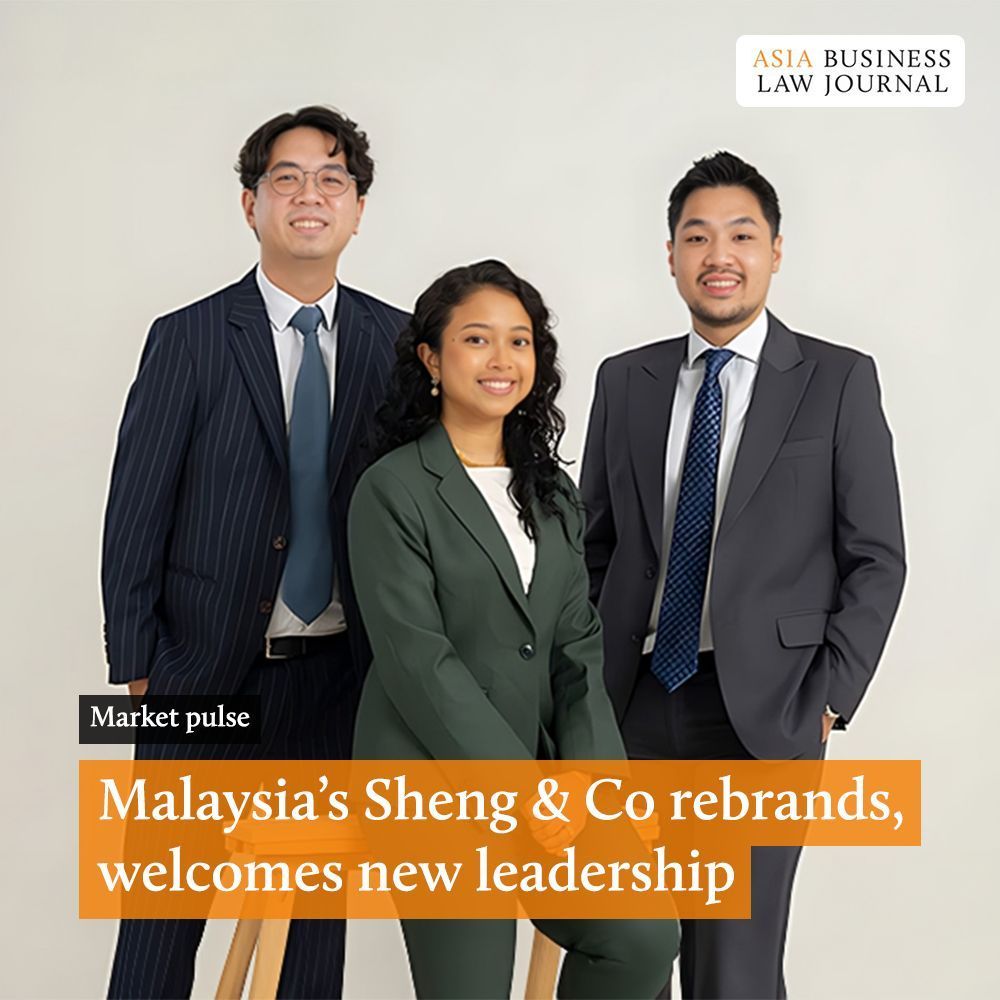 Asia Business Law Journal (@ablj_insights) on Twitter photo Sheng & Co, now officially operating as Teng, Sheng & Fatima, undertook a rebranding following the admission of corporate M&A lawyers George Teng and Athira Fatima as new partners.
See more in <a href="/ABLJ_insights/">Asia Business Law Journal</a> 👇
law.asia/tsf-law-rebran…
#lawfirms #lawyers #legal #law #news Sheng & Co, now officially operating as Teng, Sheng & Fatima, undertook a rebranding following the admission of corporate M&A lawyers George Teng and Athira Fatima as new partners.
See more in <a href="/ABLJ_insights/">Asia Business Law Journal</a> 👇
law.asia/tsf-law-rebran…
#lawfirms #lawyers #legal #law #news