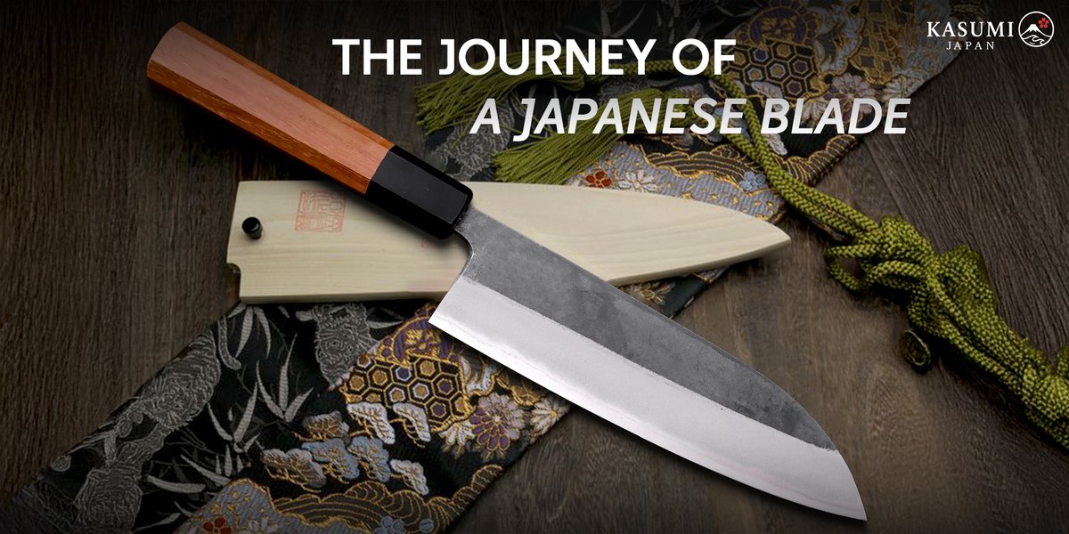 KasumiJapanUS's tweet image. Before a Kasumi knife ever reaches your hand, it goes through a journey shaped by heat and precision. Here’s how each blade comes to life.
#KasumiKnives #ArtOfJapaneseCutlery #SharpnessRedefined #MasterChefChoice #KasumiEdge #KitchenPrecision#ProChefGear#HandmadeKnives