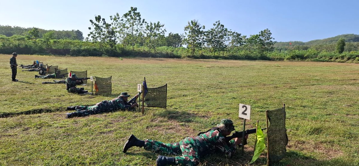 Jaga Naluri Tempur, Prajurit Kodim 0730/Gunungkidul Gelar Latihan Menembak