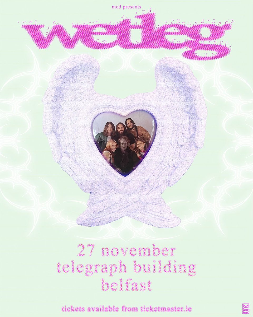 LimelightNI's tweet image. Tickets on sale now! 

🎫: tinyurl.com/wetlegTele