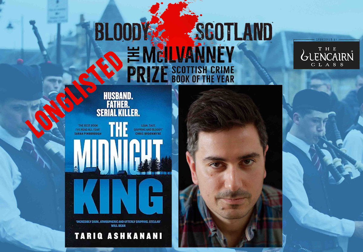 BloodyScotland's tweet image. Another author with a winning track record is @TariqAshkanani who walked off with our Debut Prize in 2022. He'll be talking about The Midnight King with RD McLean and Carole Hailey on Sat 13th Sept: bloodyscotland.com/event/dangerou…