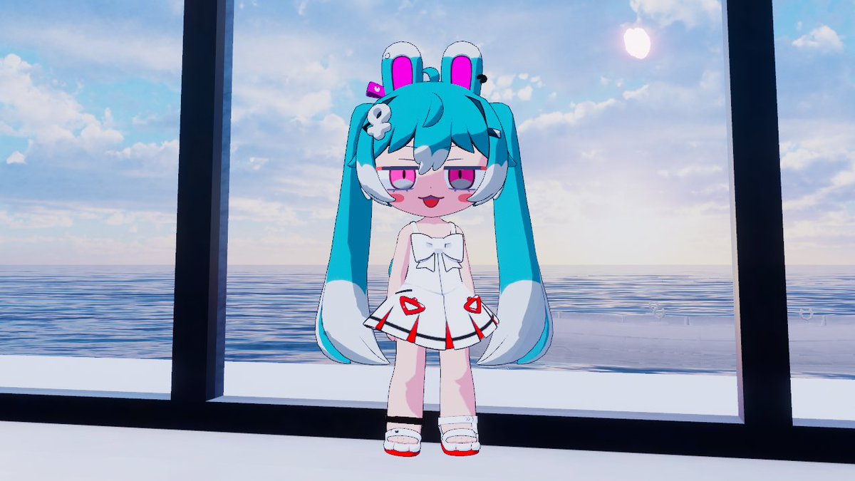 初音ミク 「ツインテ(ロング)」|寺田てらのイラスト