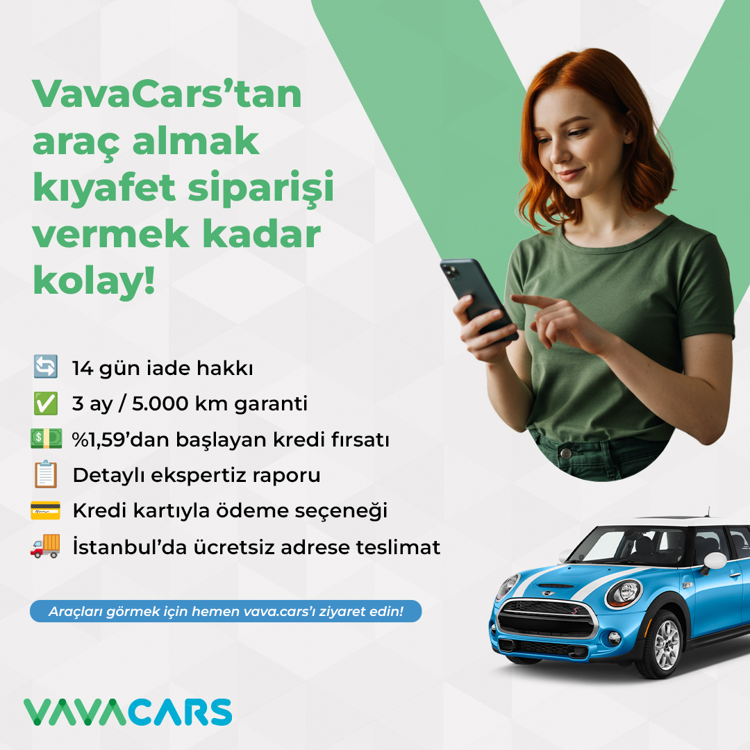Oturduğunuz yerden hızlı, stressiz ve güvenli araç almak için web sitemizdeki araçlara bakmadan karar vermeyin! 💚💙

Araçlarımızı incelemek için: tr.vava.cars/buy/cars

Çağrı merkezimize ulaşmak için: 0850 255 82 82

#VavaCars #İkinciElAraçtaBirinciSınıfHizmet