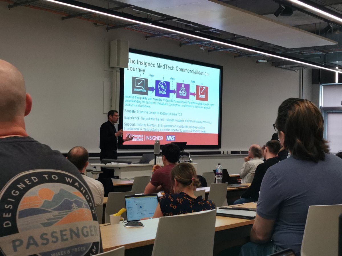 We're off! We're welcoming over 250 guests to the Insigneo Showcase today. Starting with the welcome address with Prof Tracey Moore, Vice President and Head of <a href="/shefunihealth/">Faculty of Health | University of Sheffield</a>, Insigneo Co-Directors Profs Jim Wild &amp; <a href="/MechanobioD/">Damien Lacroix</a>, &amp; Commercialisation Manager Alex Wilkinson