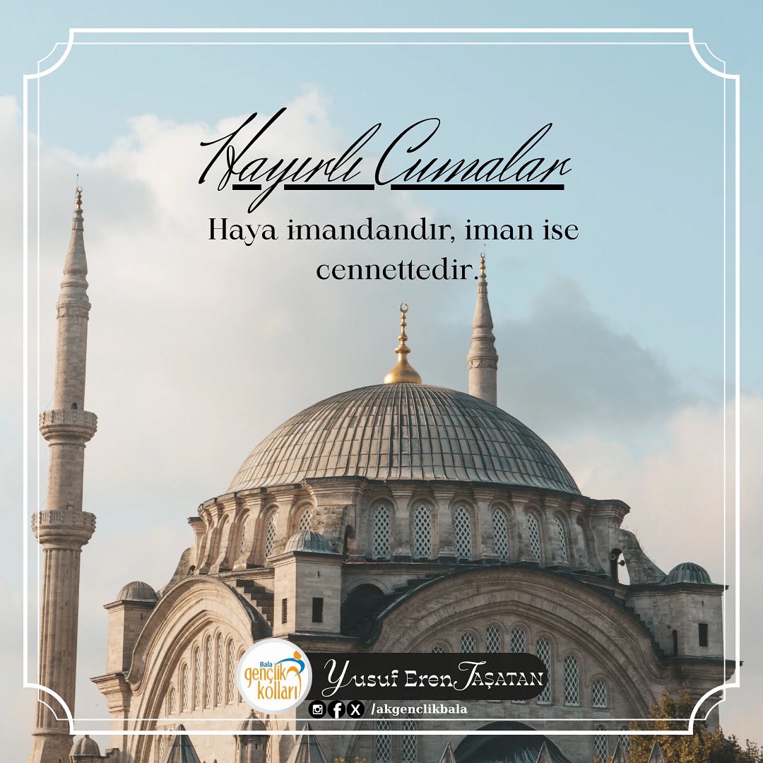 Hayırlı Cumalar🙏