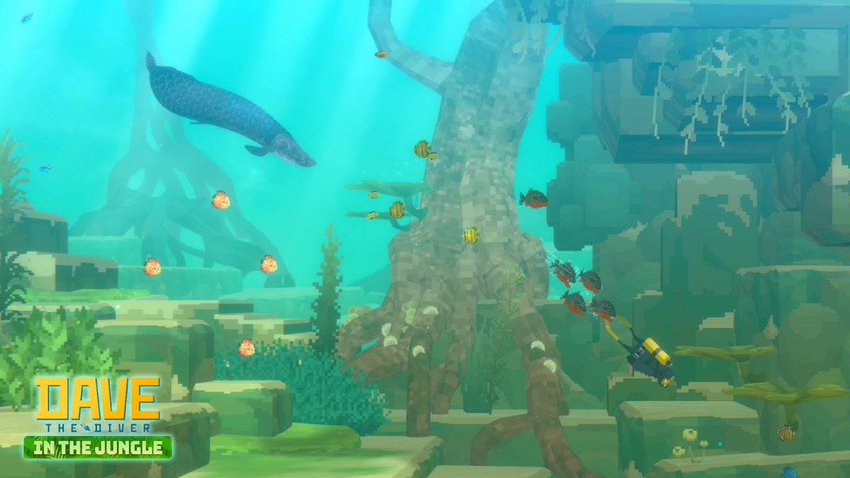 DaveDiverGame's tweet image. 🌴Here are some lovely snapshots from IN THE JUNGLE DLC!
We are adding a whole new VILLAGE &amp;amp; FRESHWATER FISH!🐟
Check out more information on the video below!
youtu.be/3yMR-2k127U
#DAVETHEDIVER