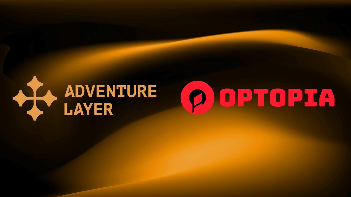 Adventure Layer (@adventurelayer) on Twitter photo Adventure Layer x Optopia
We’re partnering with <a href="/Optopia_AI/">Optopia | 1st AI Agent Layer2</a> — an AI-native Layer 2 built on the OP Stack, offering 100% EVM compatibility, blazing speeds, and near-zero fees for onchain AI builders.
✅ Community-governed Op-Rollup
✅ Purpose-built for AI agents and Adventure Layer x Optopia
We’re partnering with <a href="/Optopia_AI/">Optopia | 1st AI Agent Layer2</a> — an AI-native Layer 2 built on the OP Stack, offering 100% EVM compatibility, blazing speeds, and near-zero fees for onchain AI builders.
✅ Community-governed Op-Rollup
✅ Purpose-built for AI agents and