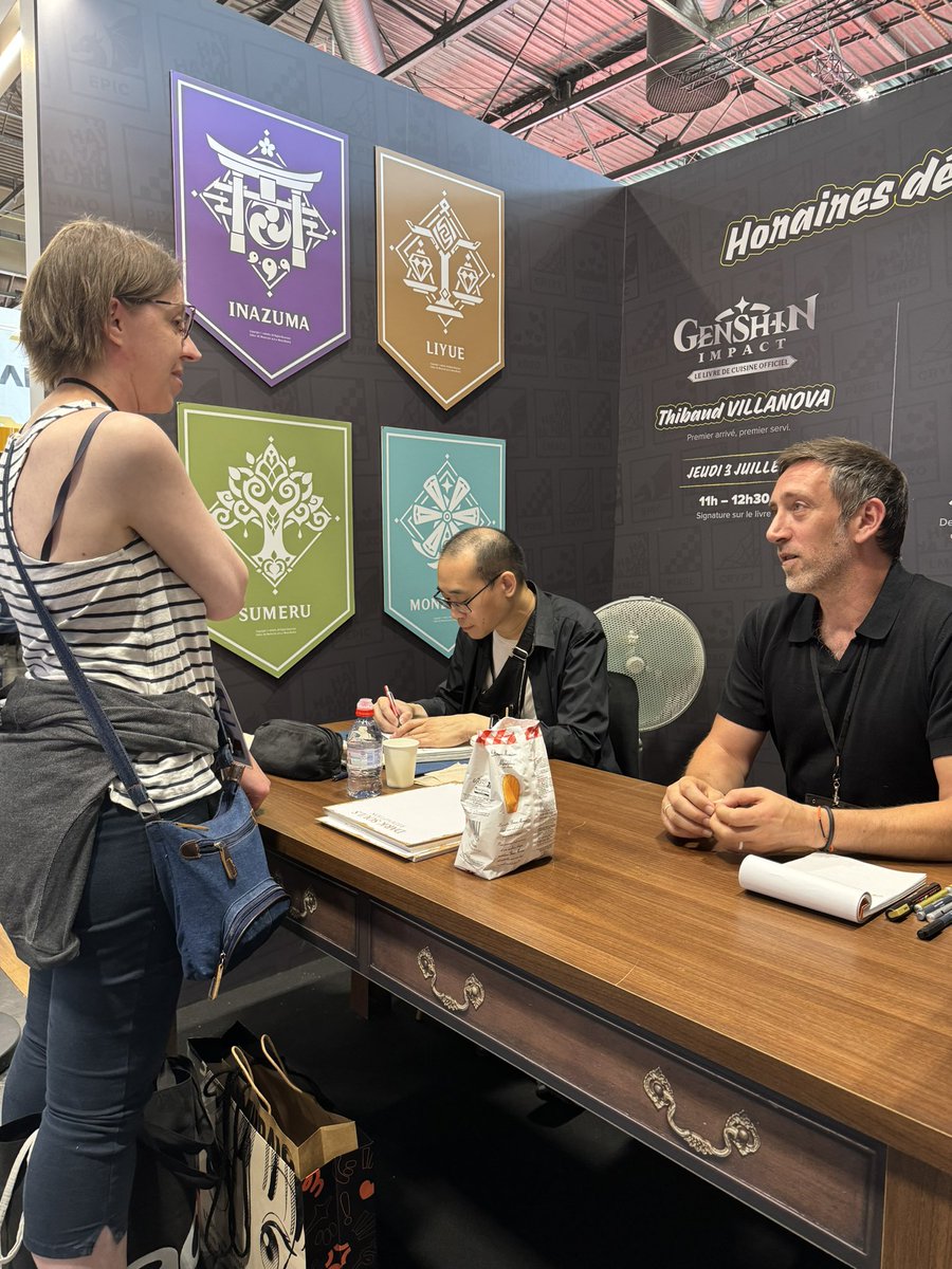 Fans de « DARK SOULS REDEMPTION » ? 🔥

Julien Blondel et Shonen sont en dédicace vendredi 4 et samedi 5 juillet ! 

👉 Les tomes 1 &amp; 2 sont disponibles sur le stand et si vous les avez déjà, la dédicace se fait sur un shikishi offert 🤭