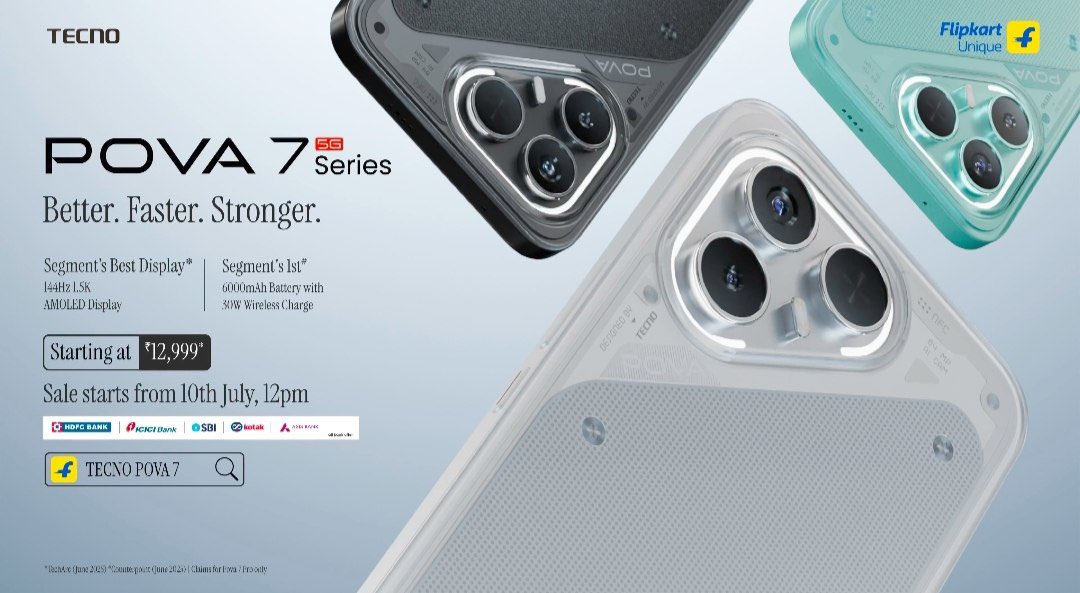 Tecno Pova 7 5G Series launched