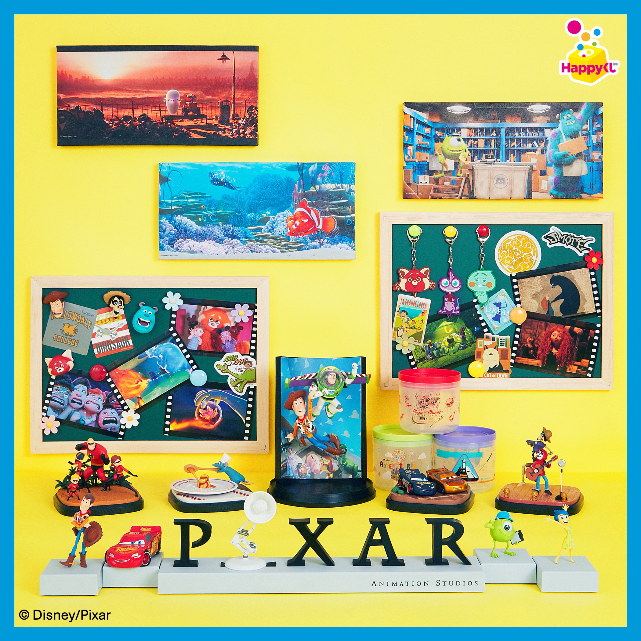 HAPPYくじ　PIXAR 2025 1ロット分　フルコンプリート Happyくじ / PIXAR 2025│商品一覧│Happyくじ