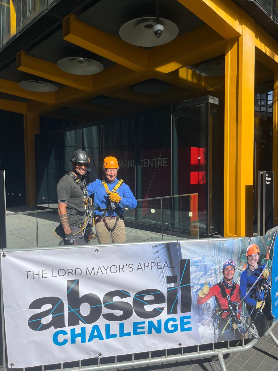 LMAppeal's tweet image. The #AbseilChallenge2025 has begun! 🧗‍♂️
215m down the Cheesegrater — all to support @LMAppeal and help build #ABetterCityForAll.
