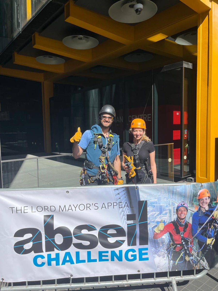 LMAppeal's tweet image. The #AbseilChallenge2025 has begun! 🧗‍♂️
215m down the Cheesegrater — all to support @LMAppeal and help build #ABetterCityForAll.