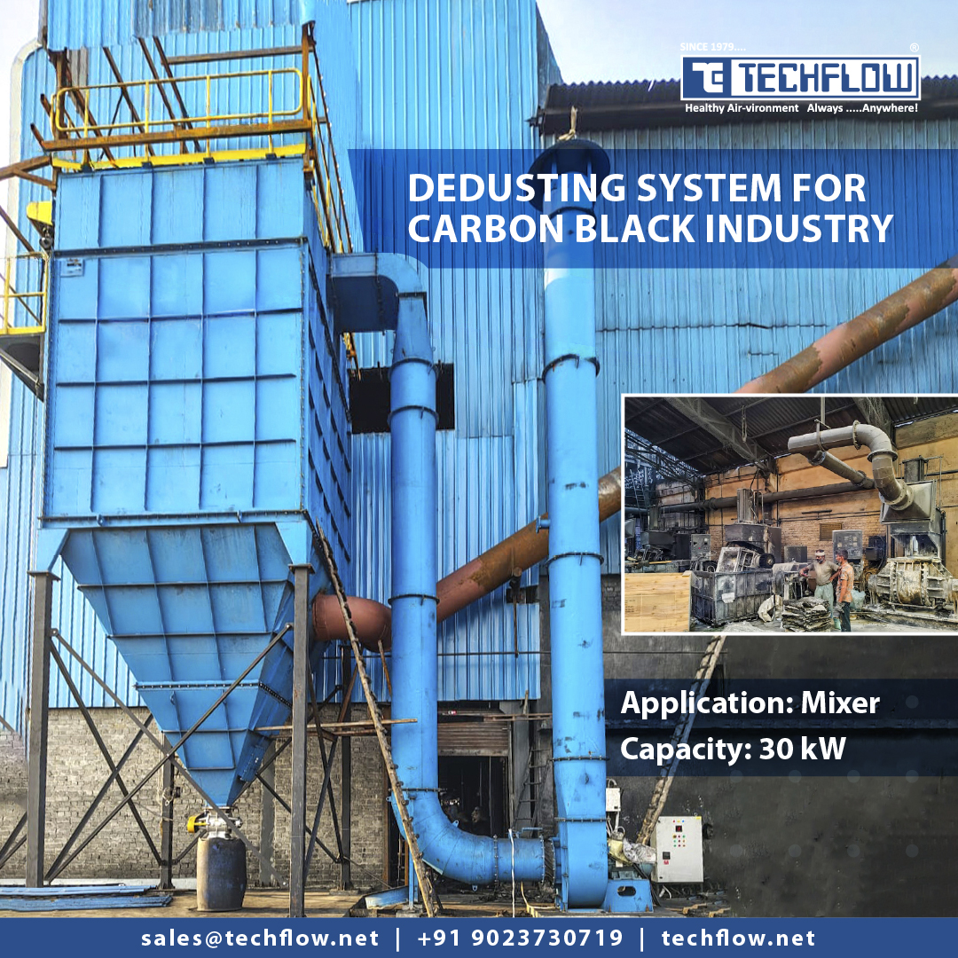 techflownet's tweet image. Cleaner air for the Carbon Black Industry 🌫️
Techflow successfully installs a 30 kW Dedusting System for a Mixer Application, built to tackle fine dust and improve air quality.
#DedustingSystem #CarbonBlackIndustry #Techflow #DustControl #AirPollutionControl