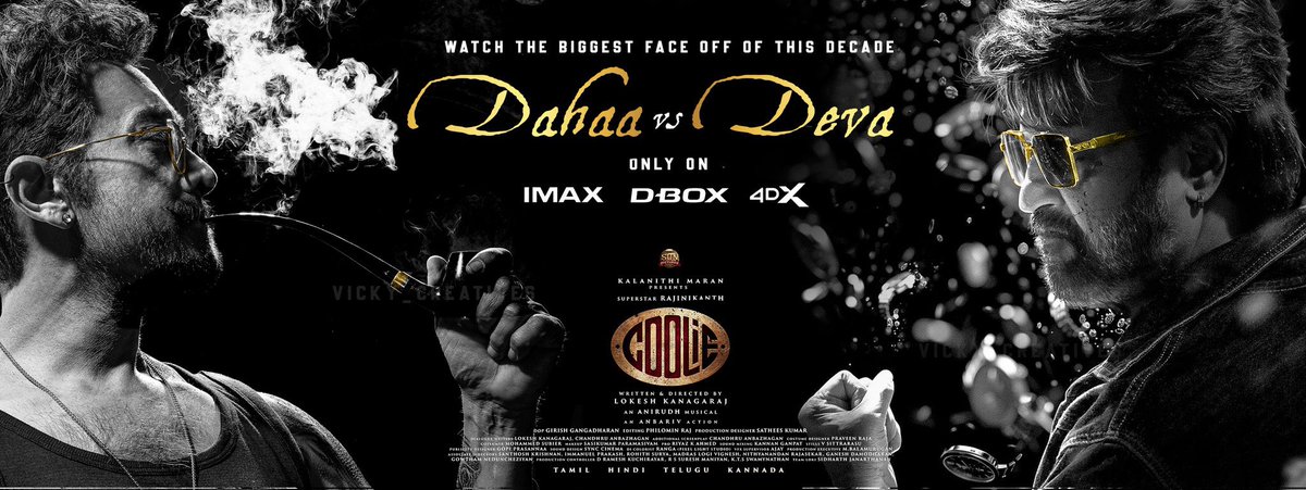 Suresh balaji (@surbalutwt) on Twitter photo Clash of titans Deva 🤜🏻🤛🏻 Dahaa 🔥🔥
Can’t wait for August 14 2025 for Magnum Opus #Coolie ❤️
Pc : <a href="/vicky_creatives/">Vicky Creatives ✰ C🕶️lie</a> 👏👏
#Rajinikanth | #SuperstarRajinikanth | #Superstar <a href="/rajinikanth/">Rajinikanth</a> | #Jailer2 | #CoolieFromAug14 | #CoolieThePowerhouse | #50YearsOfRAJINISM Clash of titans Deva 🤜🏻🤛🏻 Dahaa 🔥🔥
Can’t wait for August 14 2025 for Magnum Opus #Coolie ❤️
Pc : <a href="/vicky_creatives/">Vicky Creatives ✰ C🕶️lie</a> 👏👏
#Rajinikanth | #SuperstarRajinikanth | #Superstar <a href="/rajinikanth/">Rajinikanth</a> | #Jailer2 | #CoolieFromAug14 | #CoolieThePowerhouse | #50YearsOfRAJINISM