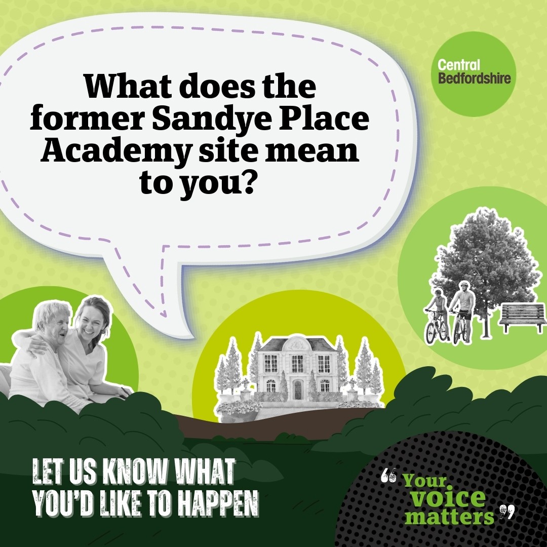 Have Your Say on the Future of Care in Sandy! Your input will help shape the future of this valued local site, which has hosted events like the Sandy Carnival and is home to the Sandy Youth Club. Consultation closes 8 July. Complete the consultation: bit.ly/4kiVXLi