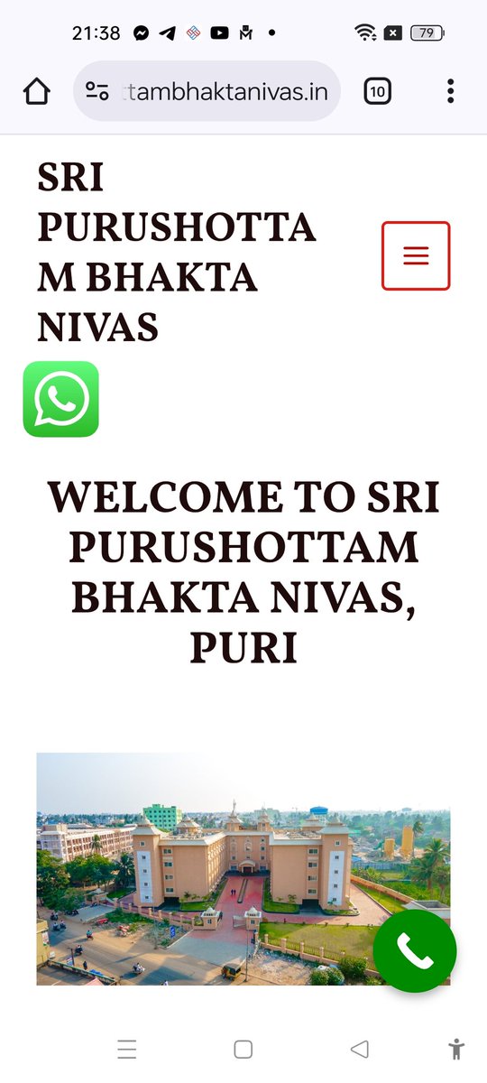 PravatChandraP1's tweet photo. @SPPuri1 

Sir, fake jaganath mandir bhakta nivas at puri  site opening to looting from public ,  the person already taken 1550 room booking from me and saying again to pay this is scam , general people will loots from this fraud site , kindly looks
https://t.co/ZlnMk8Gqu5 https://t.co/yabquNJ0ZC